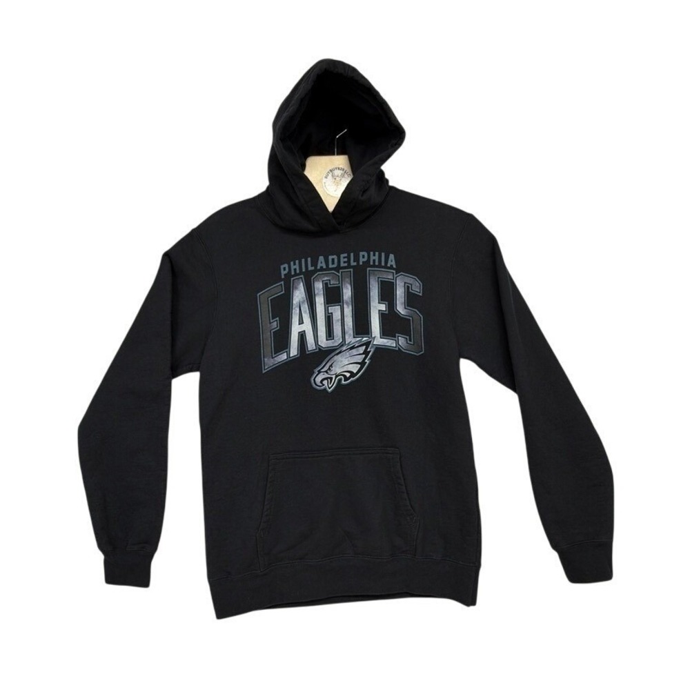 Philadelphia Eagles Youth XL Black Pullover Hoodie NFL Fan Apparel